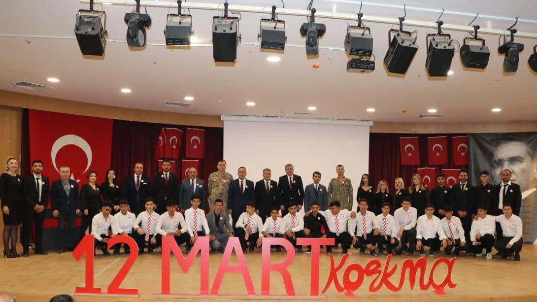 12 Mart İstiklal Marşı'nın Kabulü ve Mehmet Akif Ersoy'u Anma Programı düzenlendi.