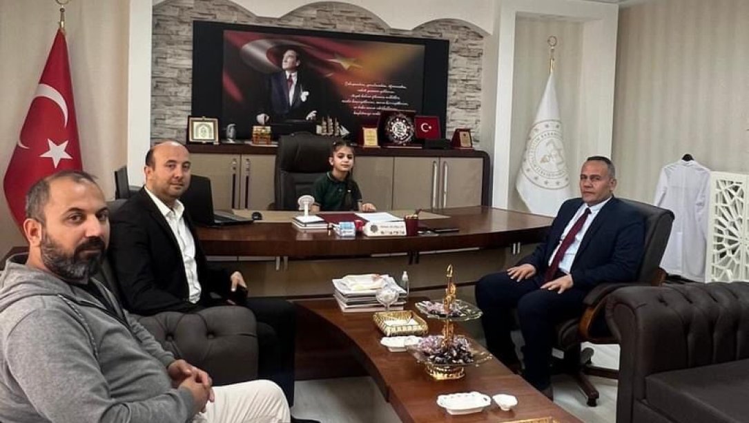 İlçe Müdürümüz Mehmet Ali ARSLAN, Makam Koltuğunu 