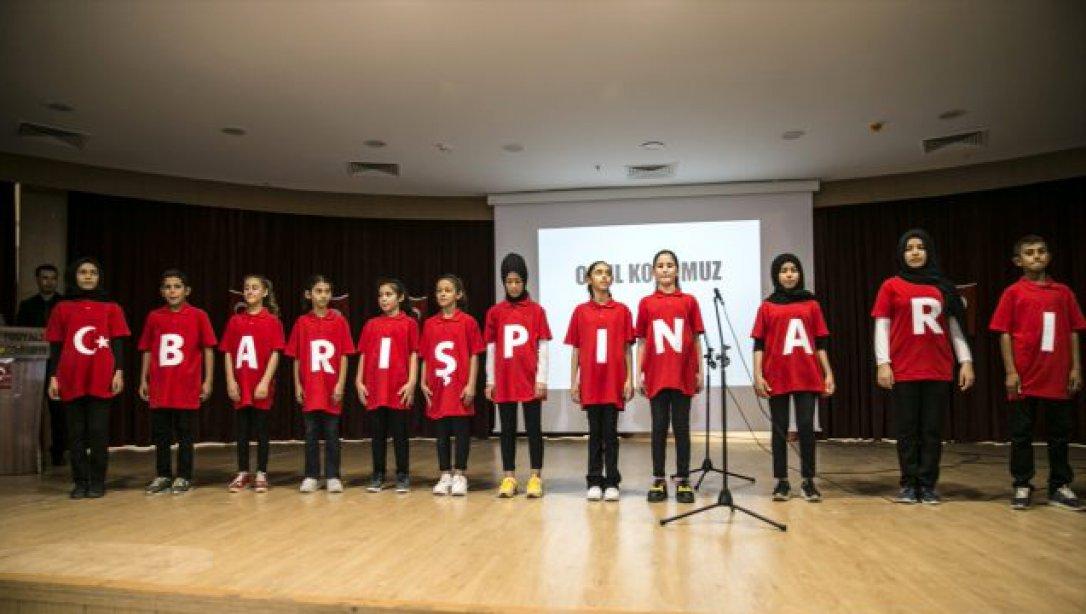 Yatılı Bölge Ortaokul'undan Barış Pınarı Harekatı'na Destek