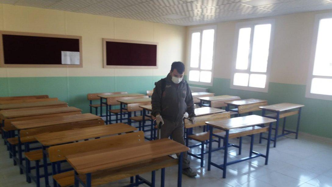 Köy Okullarımız Yüz Yüze Eğitime Hazır Hale Getirildi
