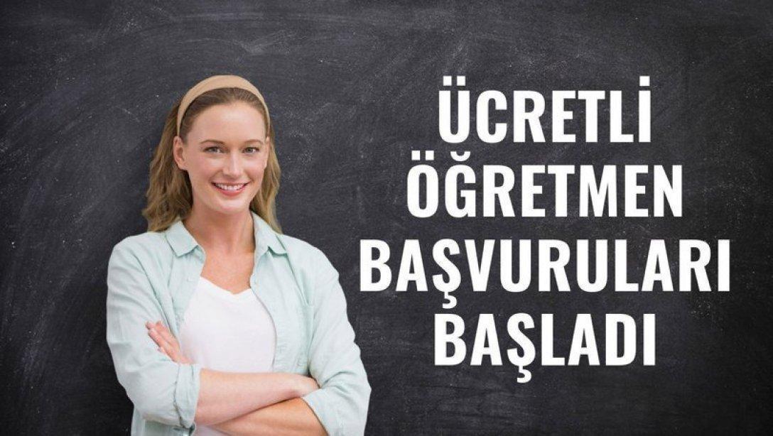 Ücretli Öğretmenlik Başvuru İşlemleri