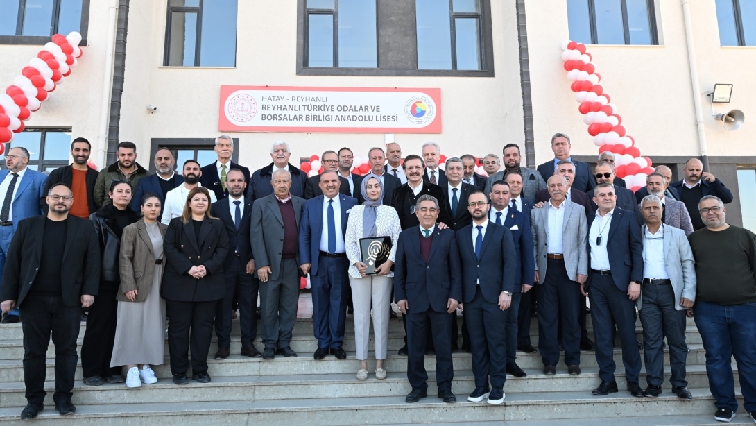 Reyhanlı TOBB Anadolu Lisesi açıldı